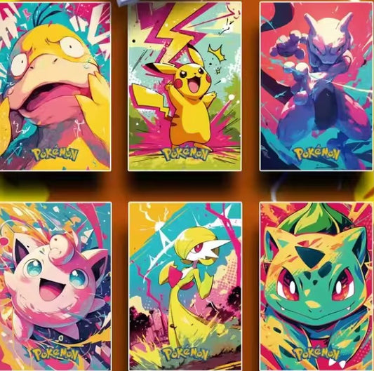 Chinese Pokémon CCG Kado Shikishi Art Board 6 Pack Booster Box