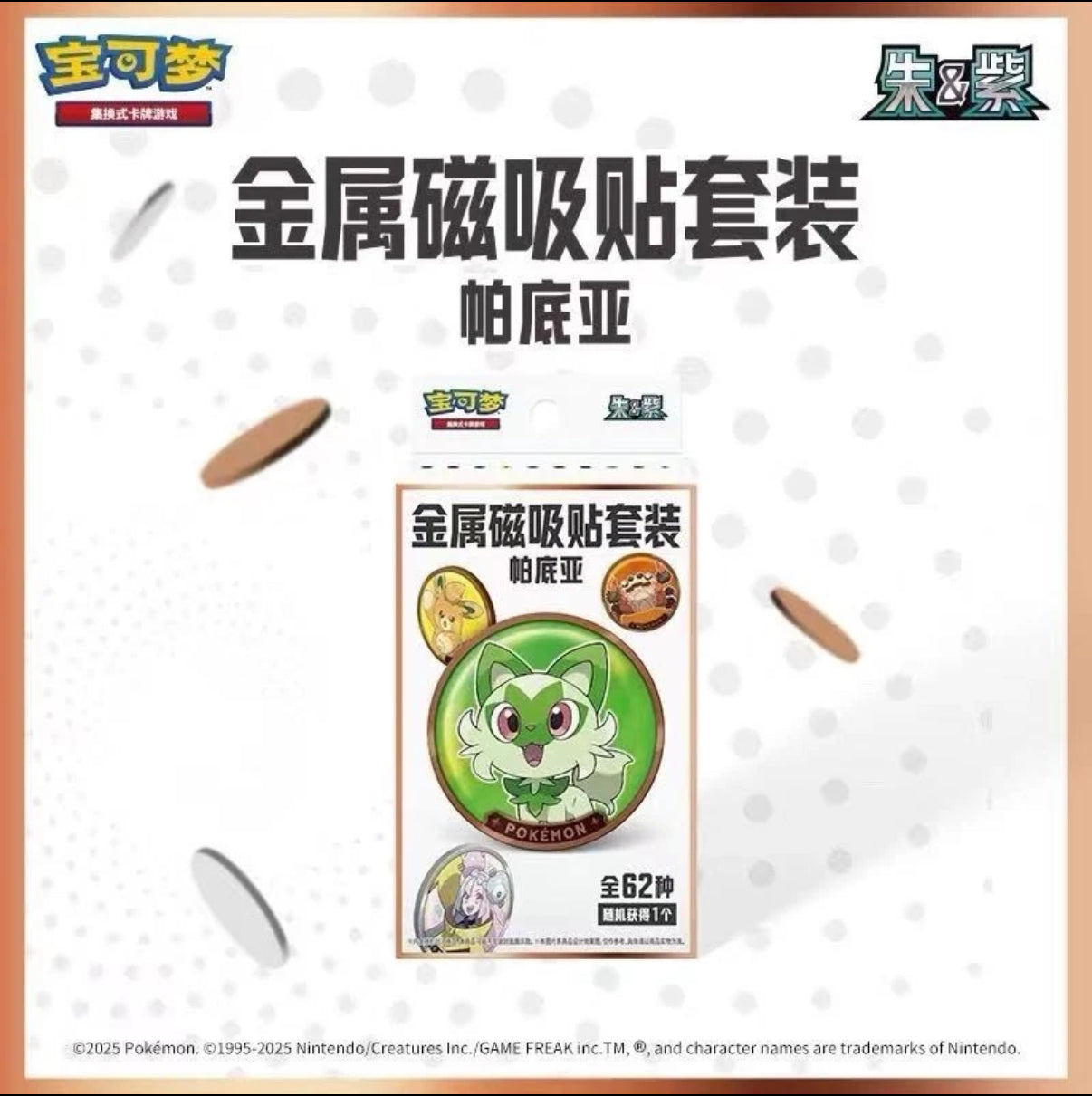 Pokémon TCG Simplified Chinese Paldea Magnet Gift Box